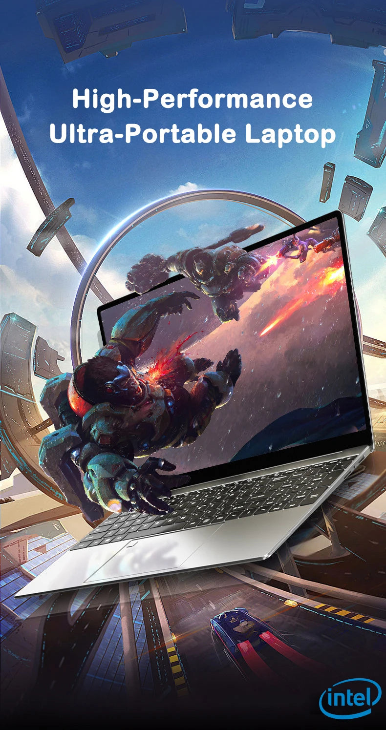 New 15.6" Laptop Intel Core i9-9880H 32GB 2TB Gaming PC Ultra Slim Office Study Computer PC Windows 11 Pro 1920*1080 HD