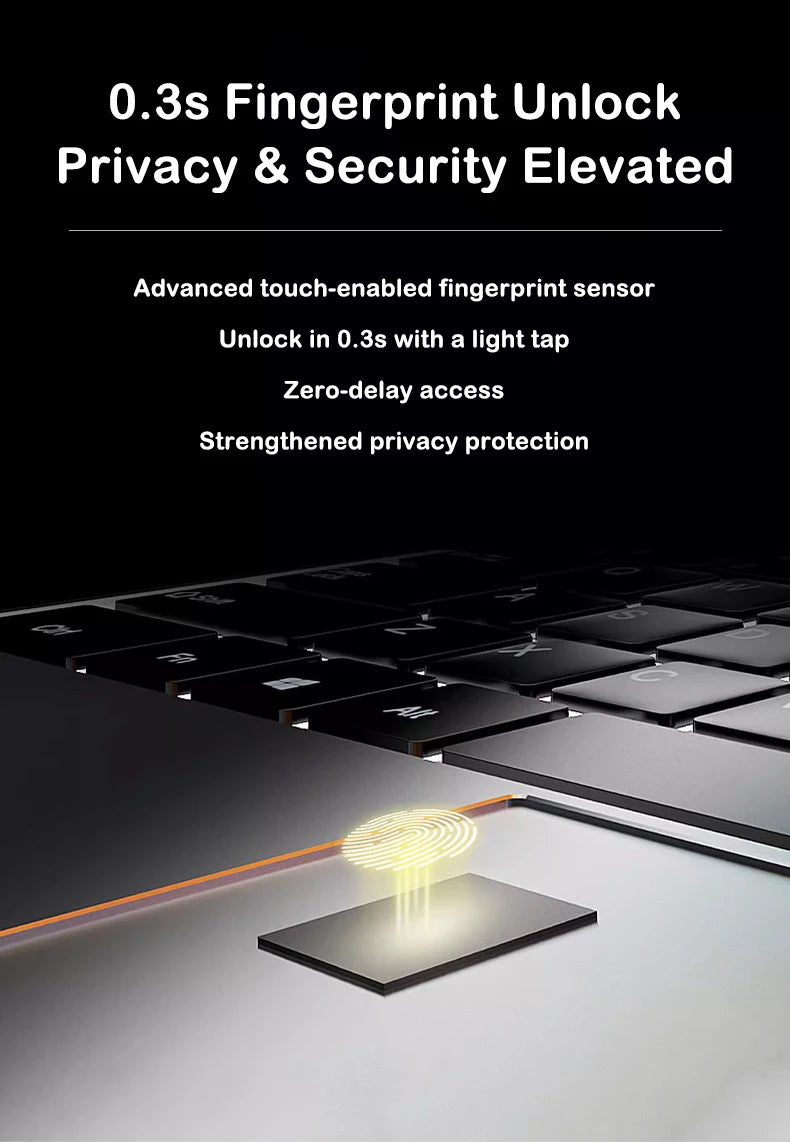 New 15.6" Laptop Intel Core i9-9880H 32GB 2TB Gaming PC Ultra Slim Office Study Computer PC Windows 11 Pro 1920*1080 HD