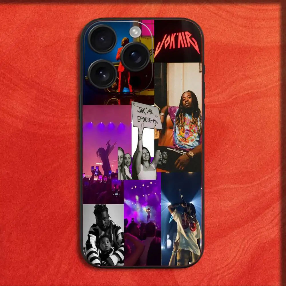 J-JOK air Jok travolta J-Jokair Phone Case For iPhone 17,16,15,14,13,12,Pro,Max,Plus,E,SE4,Air,Mini Black Fashion Cover