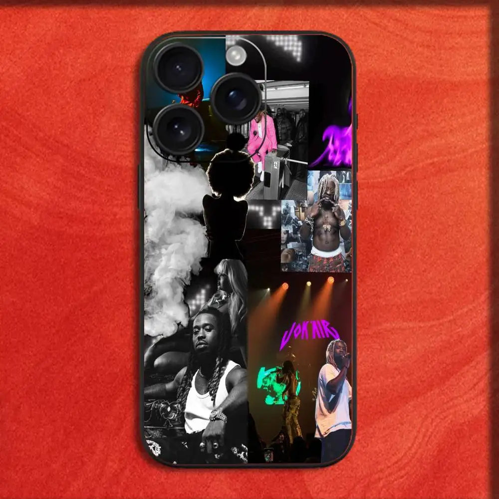 J-JOK air Jok travolta J-Jokair Phone Case For iPhone 17,16,15,14,13,12,Pro,Max,Plus,E,SE4,Air,Mini Black Fashion Cover