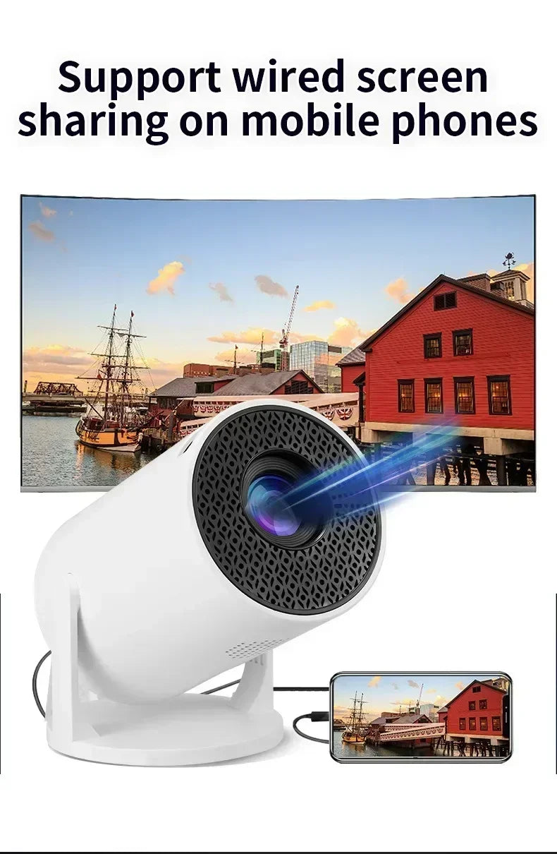 2026 Projector Newest HY300 Mini Portable Pocket Smart Android Projector Wireless Home Theater Magcubic Projector Hy300 ﻿