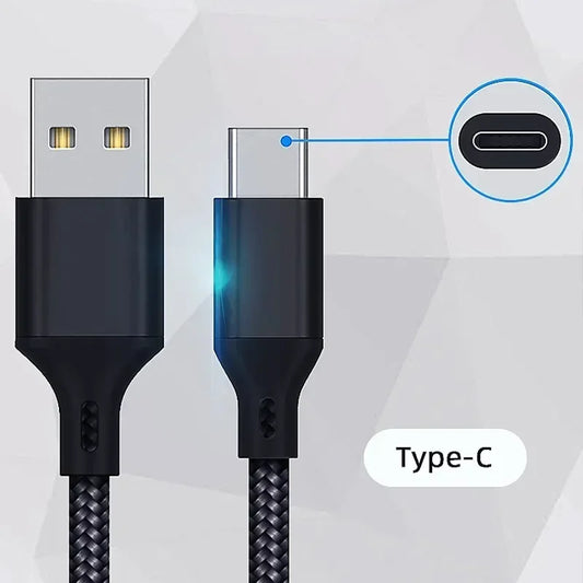 2/3 Metre Type C Charging Cable for PS5 Gamepad Accessories for PS5/Xbox Series S X Controller