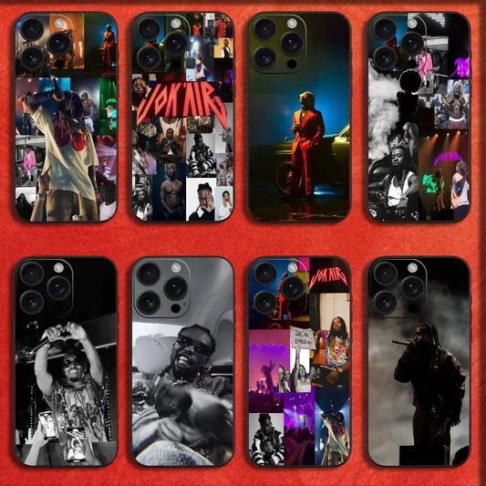 J-JOK air Jok travolta J-Jokair Phone Case For iPhone 17,16,15,14,13,12,Pro,Max,Plus,E,SE4,Air,Mini Black Fashion Cover