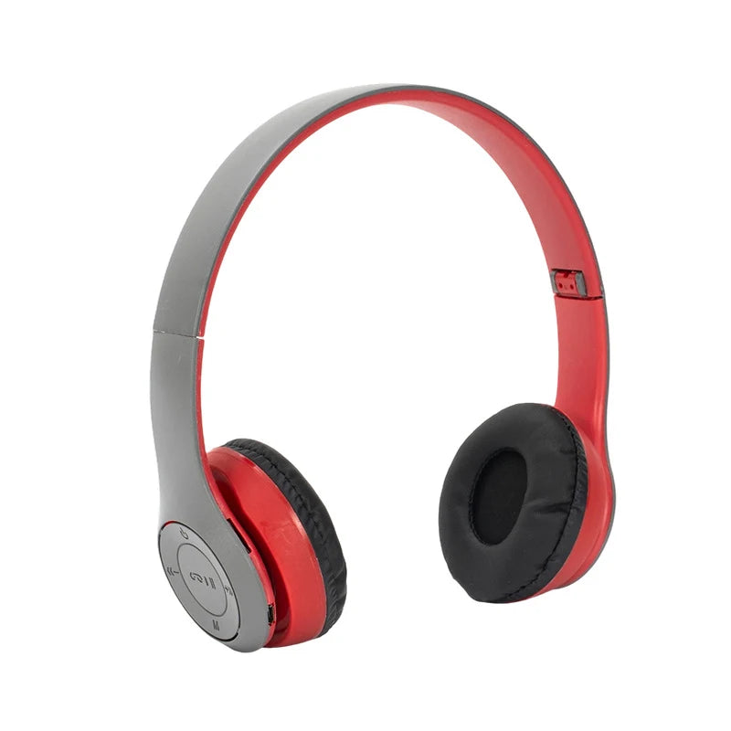 P47 Wireless Headphone 5.0 Bluetooth-compatible Headsets HiFi Stereo Foldable For All Smartphone with Microphone Support SD Card