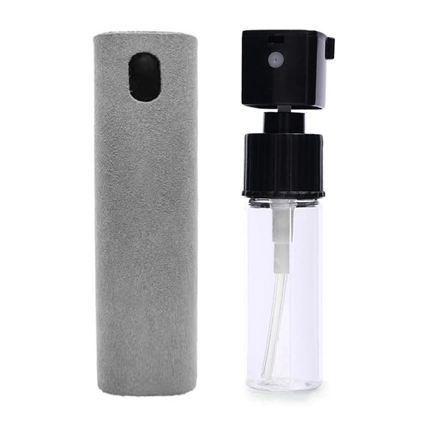 Multifunctional Phone Screen Cleaner Spray Bottle & Microfiber Cleaning Cloth Portable Tablet Mobile PC Screen Sanitizing Tool